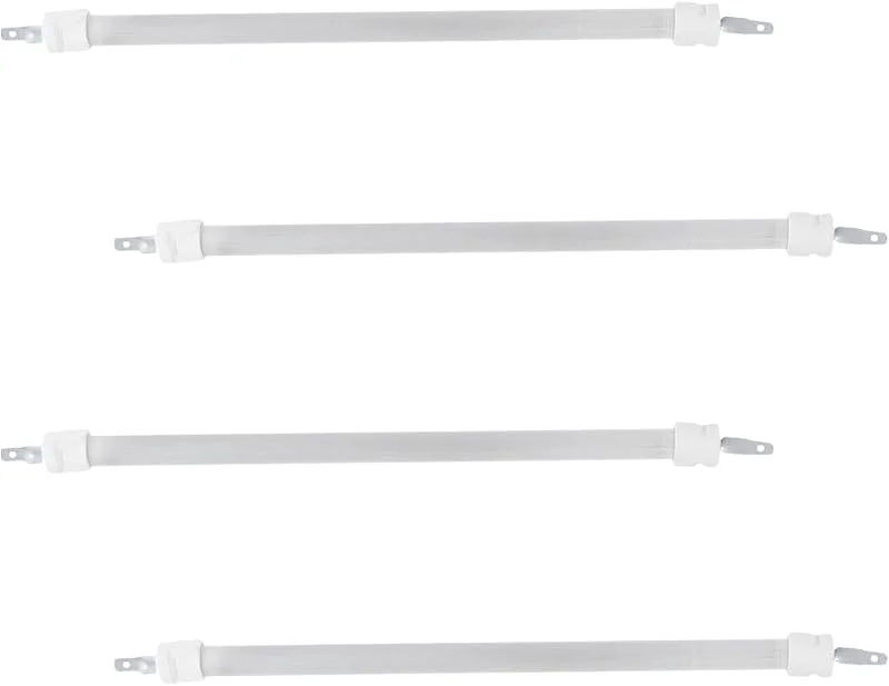 4 Tubi Riscaldanti al Quarzo 300-400 W in Ceramica per Stufa — Riscaldamento