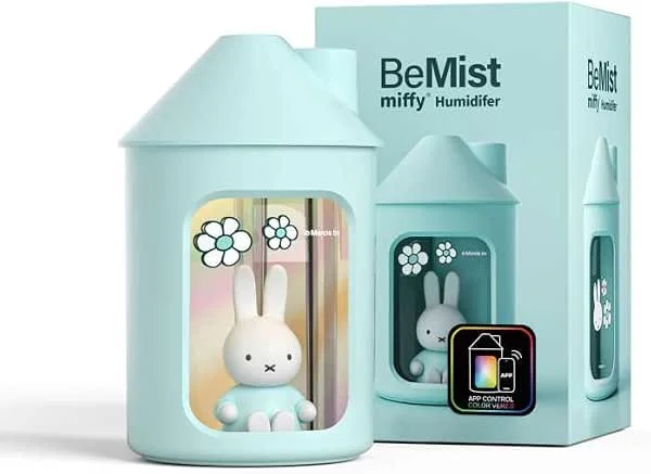 MIPOW Miffy Doppio Spruzzo Umidificatore 2.0 - Controllo App Intelligente LED RGB
