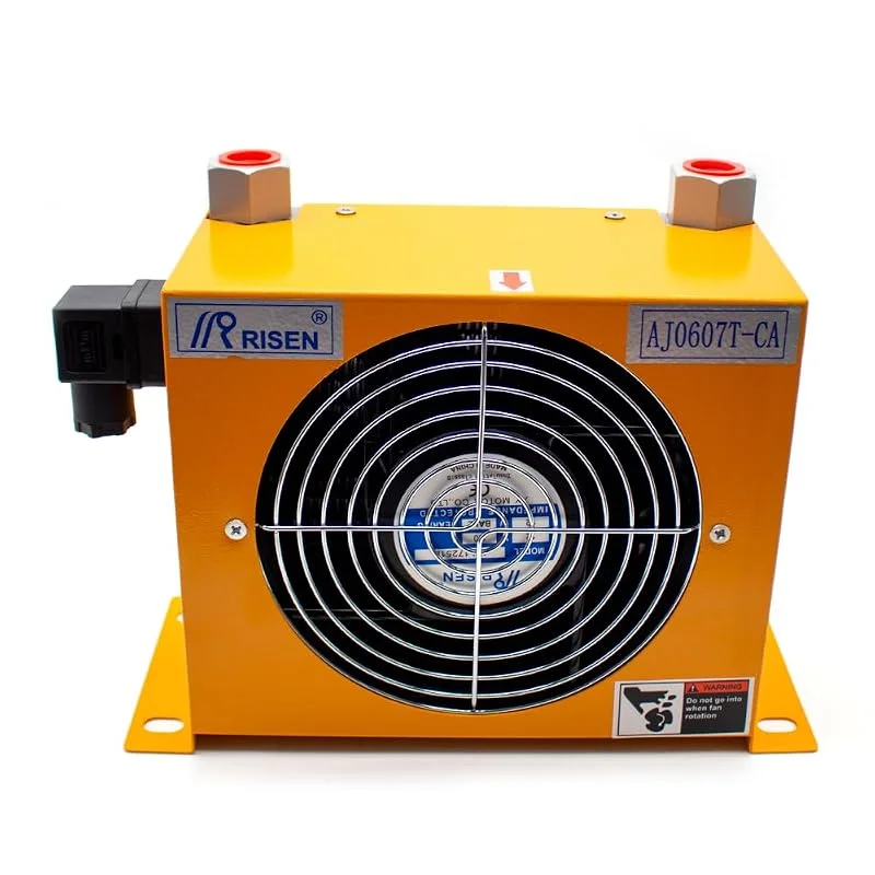 AJ0607T-CA Raffreddatore d'aria idraulico Raffreddamento ad aria Scambiatore di calore di raffreddamento dell'olio del radiatore dell'olio (DC 12V) — Riscaldamento