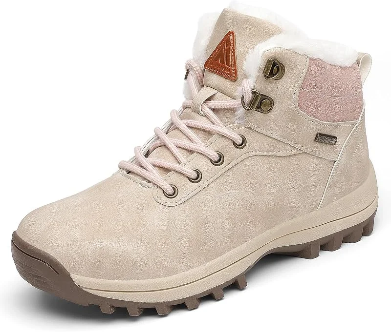 Mishansha - Scarpe invernali calde e foderate - per uomo e donna - Stivali invernali impermeabili - Scarpe da trekking - 36-48 — Abbigliamento riscaldato