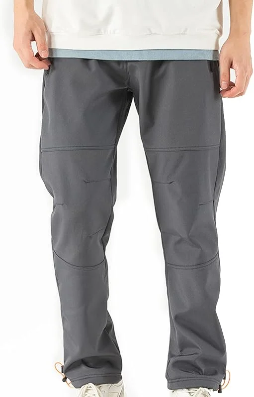 TONY BACKER Pantaloni Uomo Invernali Sci Trekking Impermeabile Antivento Escursione shoftshell Outdoor — Abbigliamento riscaldato