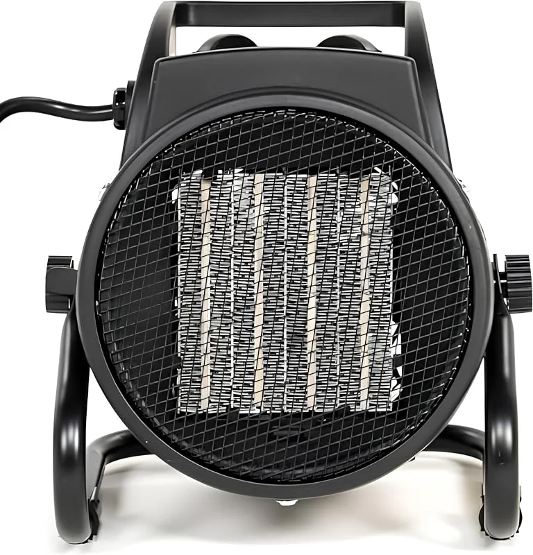 NAC Termoventilatore Elettrico 2000W – Dispositivo di Riscaldamento in Ceramica con Termostato – Riscaldamento Elettrico Portatile per Garage, Officina, Cantiere, Serra - New American Concept