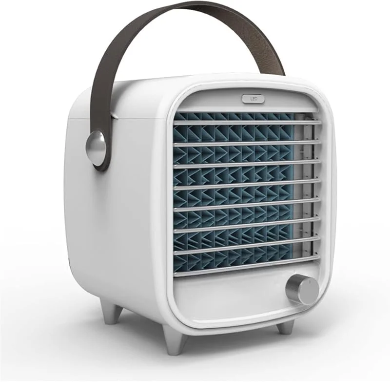 Condizionatore d'Aria Portatile Desktop umidificatore purificatore d'Aria con Ventola raffreddata ad Aria Portatile per Esterni