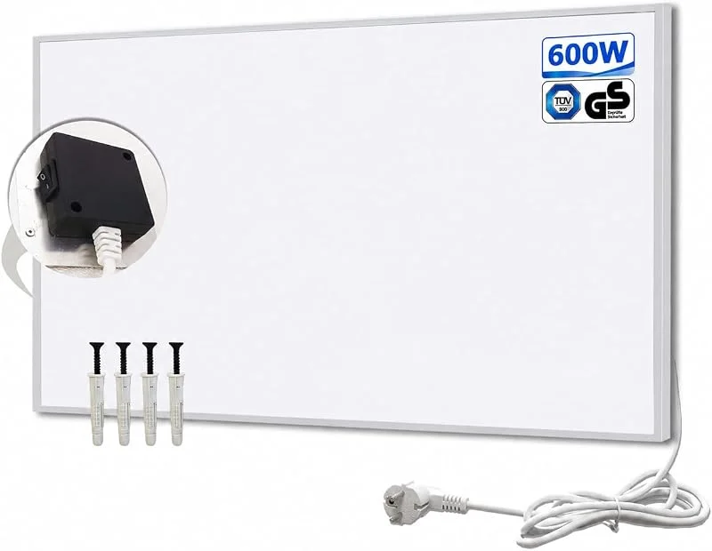 Pannello Radiante Infrarossi 600W, Riscaldamento a parete a infrarossi a risparmio energetico - stufa a infrarossi - TÜV
