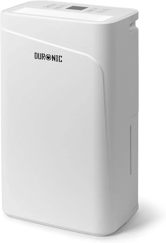 Duronic DH121 Deumidificatore 12L al Giorno 300W per Casa, 36dB, Bianco