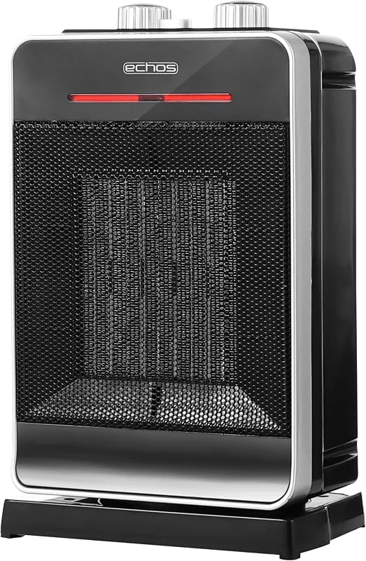 Termoventilatore in ceramica a risparmio energetico, 2000 Watt, oscillante, risparmio energetico, protezione dal surriscaldamento, 3 livelli, alta efficienza termica, termostato, termoventilatore