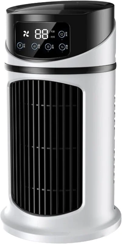 Condizionatore Portatile Mini Dispositivo di Raffreddamento Personale umidificatore evaporativo con Display Digitale e Timer 6 Ore, Ventola silenziosa per la casa, unità di climatizzazione Mobile