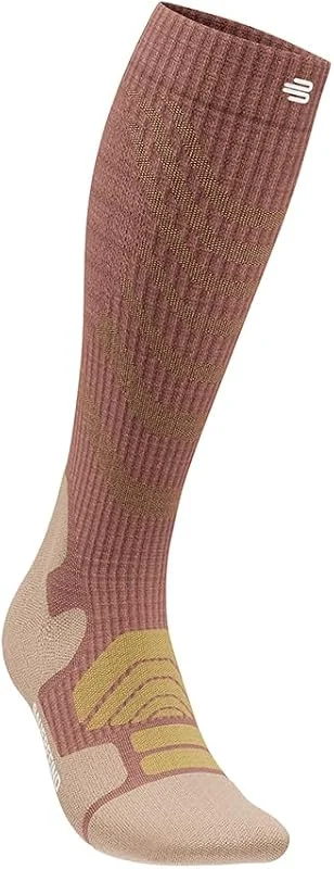 BAUERFEIND Calzini da trekking "Outdoor Merino Compression Socks" per attività all'aria aperta come escursioni (trekking, hiking), 1 paio di calzini sportivi in lana (merino) — Abbigliamento riscaldato