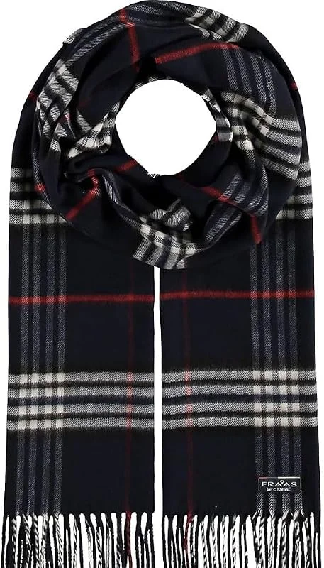 FRAAS Sciarpa in cashmink 35 x 200 cm - Più morbida del cashmere - Made in Germany - Sciarpa a quadri per signore e signori - Perfetta per l'autunno e l'inverno — Abbigliamento riscaldato