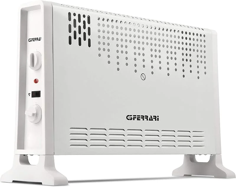 G3 Ferrari G60020 Termoconvettore ventilato, 2000 W, Metallo, Bianco — Riscaldamento