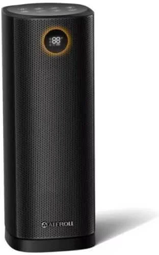 Ateroll Termoventilatore a risparmio energetico, 2000 W, PTC, riscaldamento elettrico oscillante a 75°, 3 modalità, riscaldatore portatile con termostato, timer da 12 ore, modalità ECO, protezione dal