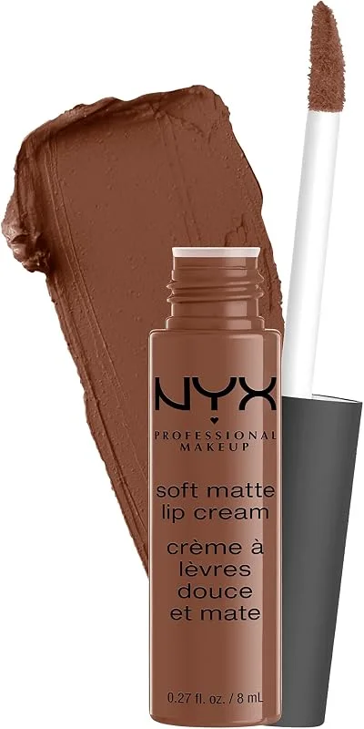 NYX Professional Makeup Soft Matte Lip Cream, Finish matte e cremoso, Colore extra-pigmentato, Long Lasting, Tonalità: Berlin — Trucco