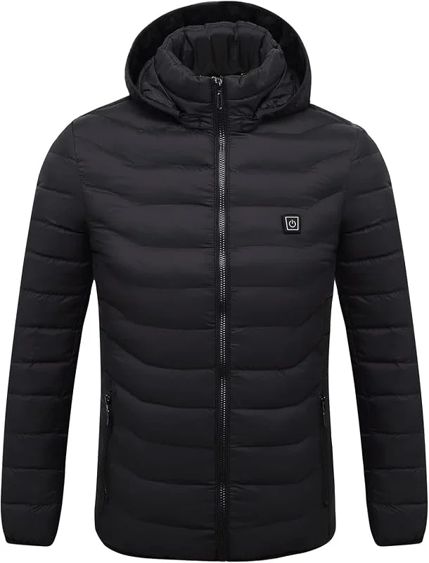 Gilet Riscaldato per Uomo e Donna, USB Giubbotto Riscaldato Uomo Elettrico Giubbotto Riscaldato Donna Giubbotto Riscaldato Giacca Riscaldata Elettrico Doppi Controller per Escursionismo all'aperto — Abbigliamento riscaldato