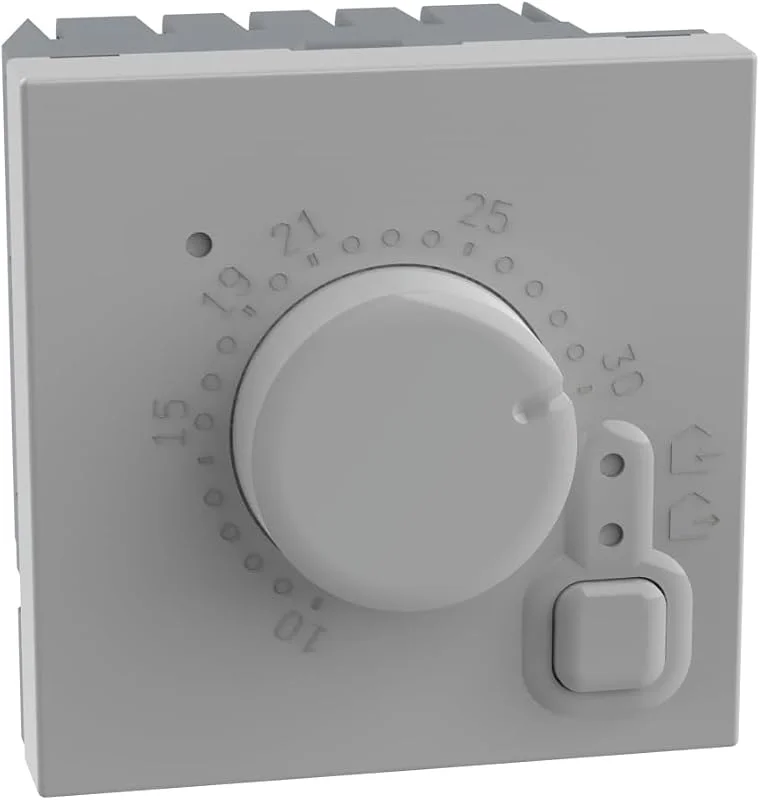 BTICINO MatixGO Termostato 2 moduli grigio JG4441 Termostato ambiente elettronico — Riscaldamento
