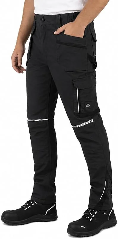 BWOLF Drift Ice - Pantaloni da lavoro da uomo, invernali, impermeabili, freddi e antivento, con elementi riflettenti — Abbigliamento riscaldato