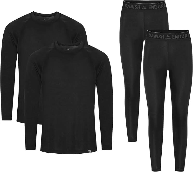 DANISH ENDURANCE Completo Termico Uomo e Donna, 1 o 2 Paia — Abbigliamento riscaldato