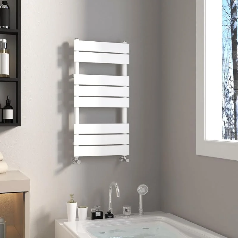 Scaldasalviette da bagno Radiatore 800x450(HxW) mm Bianco Piatto Riscaldamento Centrale Scala RAD